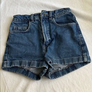 American Apparel AA Classic Blue Jean Shorts